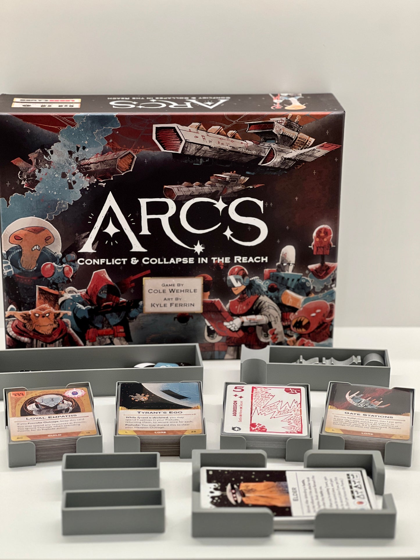 Arcs+Expansions Board Game Insert